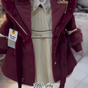 Royal Winter Princess Fur Coat for Kids – Cozy & Stylish