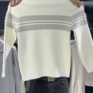 Urban Weave Chevron Knit Winter Sweater