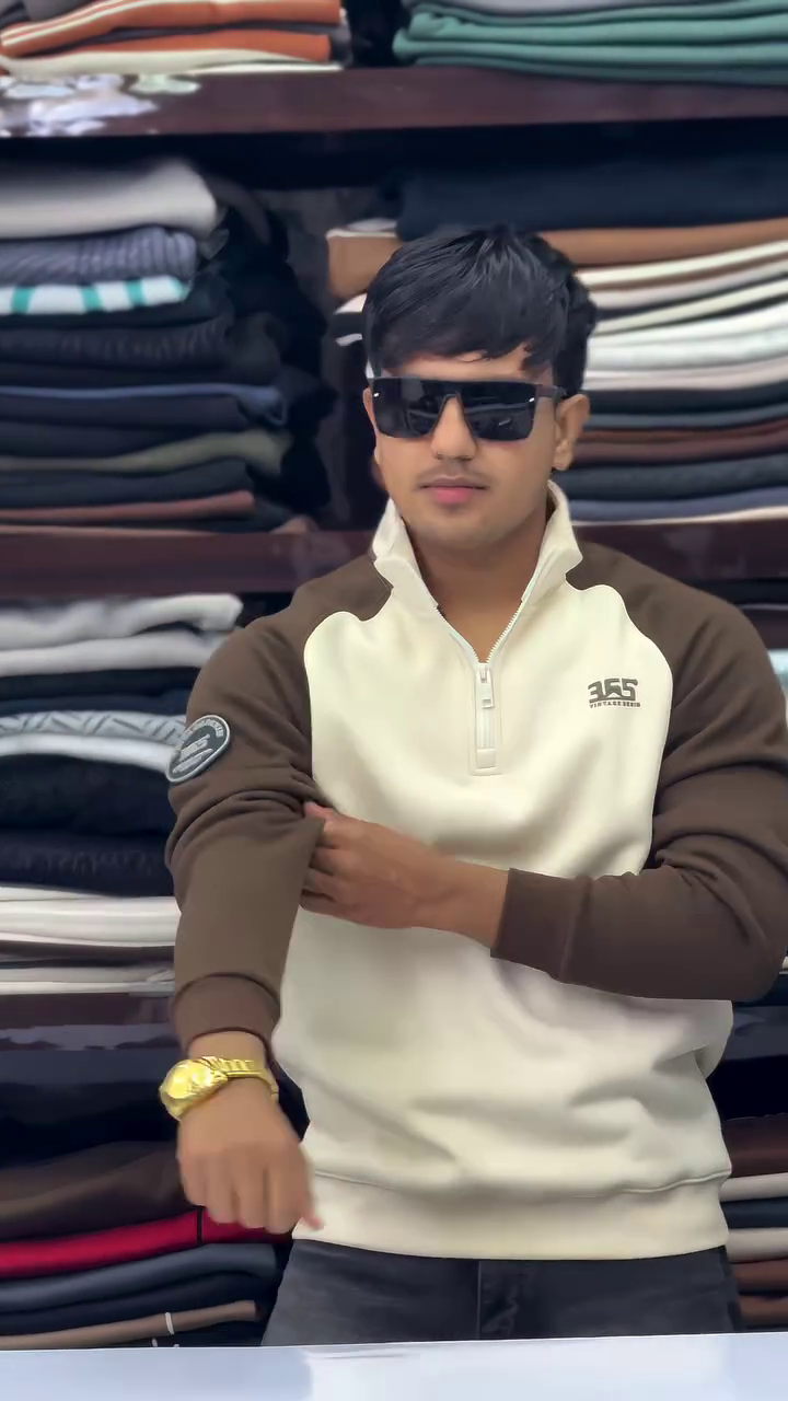 Urban Sport Zip-Neck Sweatshirt - Image 3