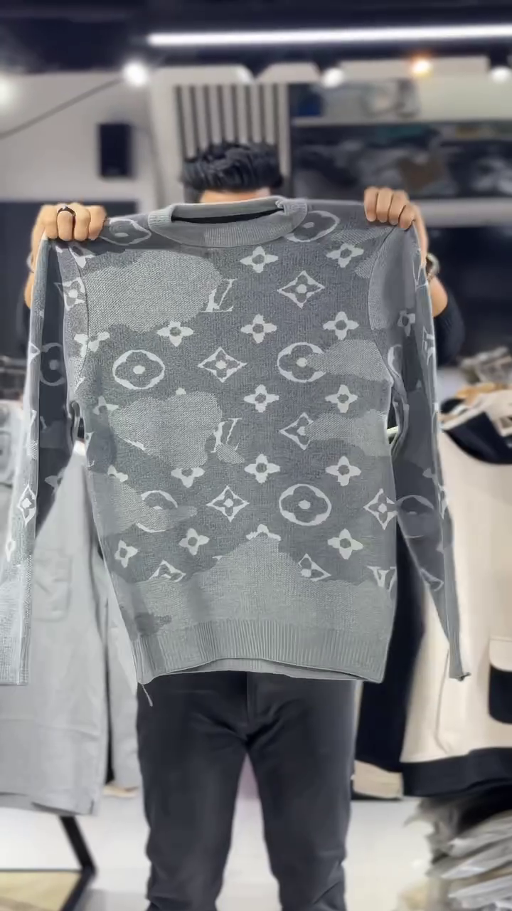 Textured Winter Sweater for Men - Image 2