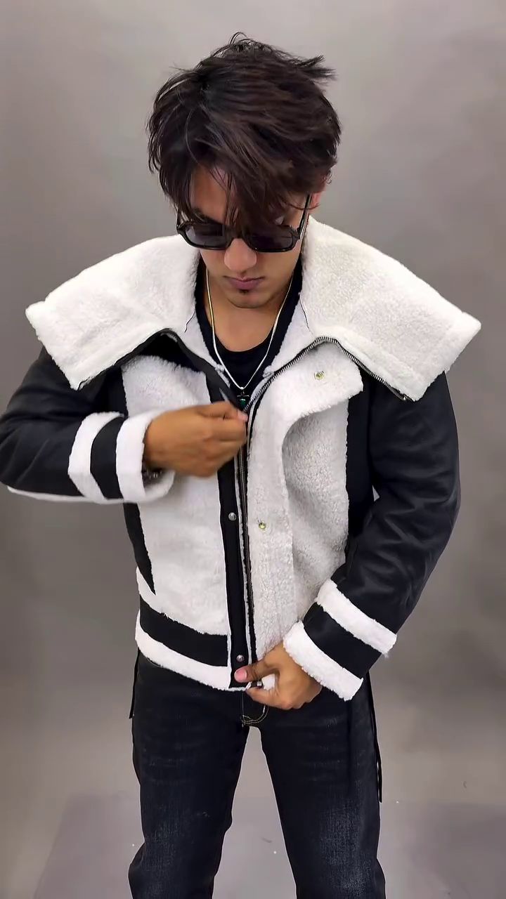 Urban Frost Hooded Faux Shearling Jacket - Image 3