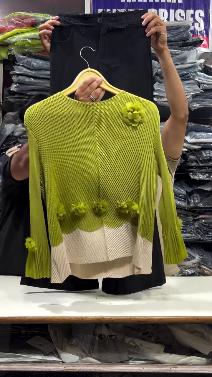 🌸 Rosé Pleated Top & Tailored Pants Co-Ord Set for Women – Elegant Office & Occasion Wear - Image 3