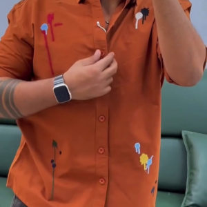 Paint Drop Street-Art Casual Shirt