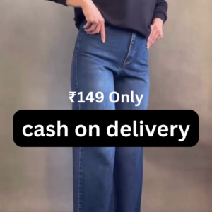 High-Waist Wide-Leg Jeans – Trendy Women’s Casual Wear