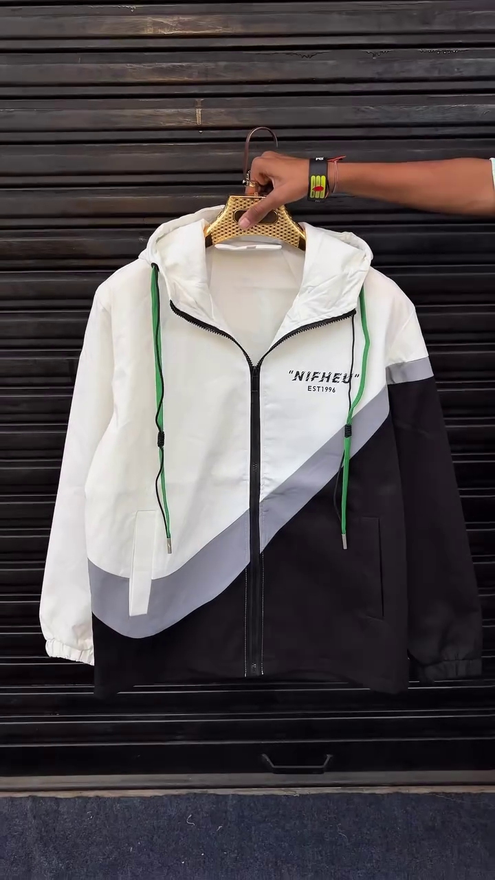 Monogram Zip-Up Streetwear Jacket - Image 3