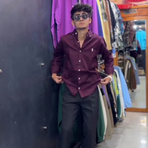 Slim-Fit Formal Shirt & Trouser Set