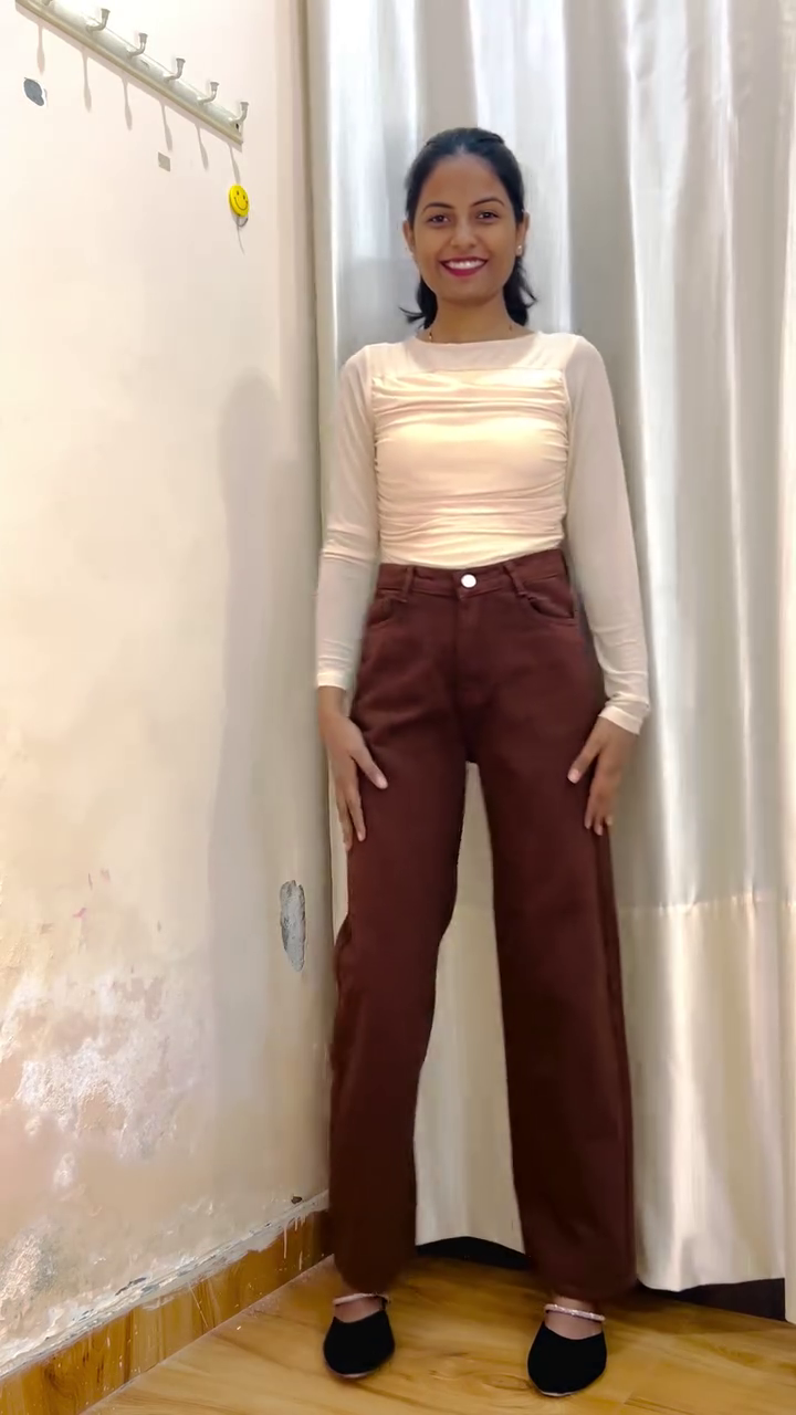 Wine Red Casual Top - Image 4