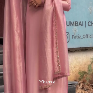 Peach Embroidered Salwar Suit