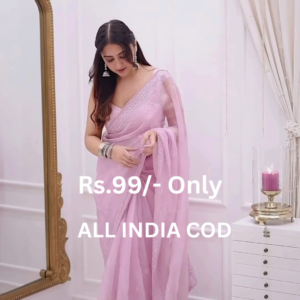 Graceful Pink Saree – Soft Feminine Festive Look 🌷
