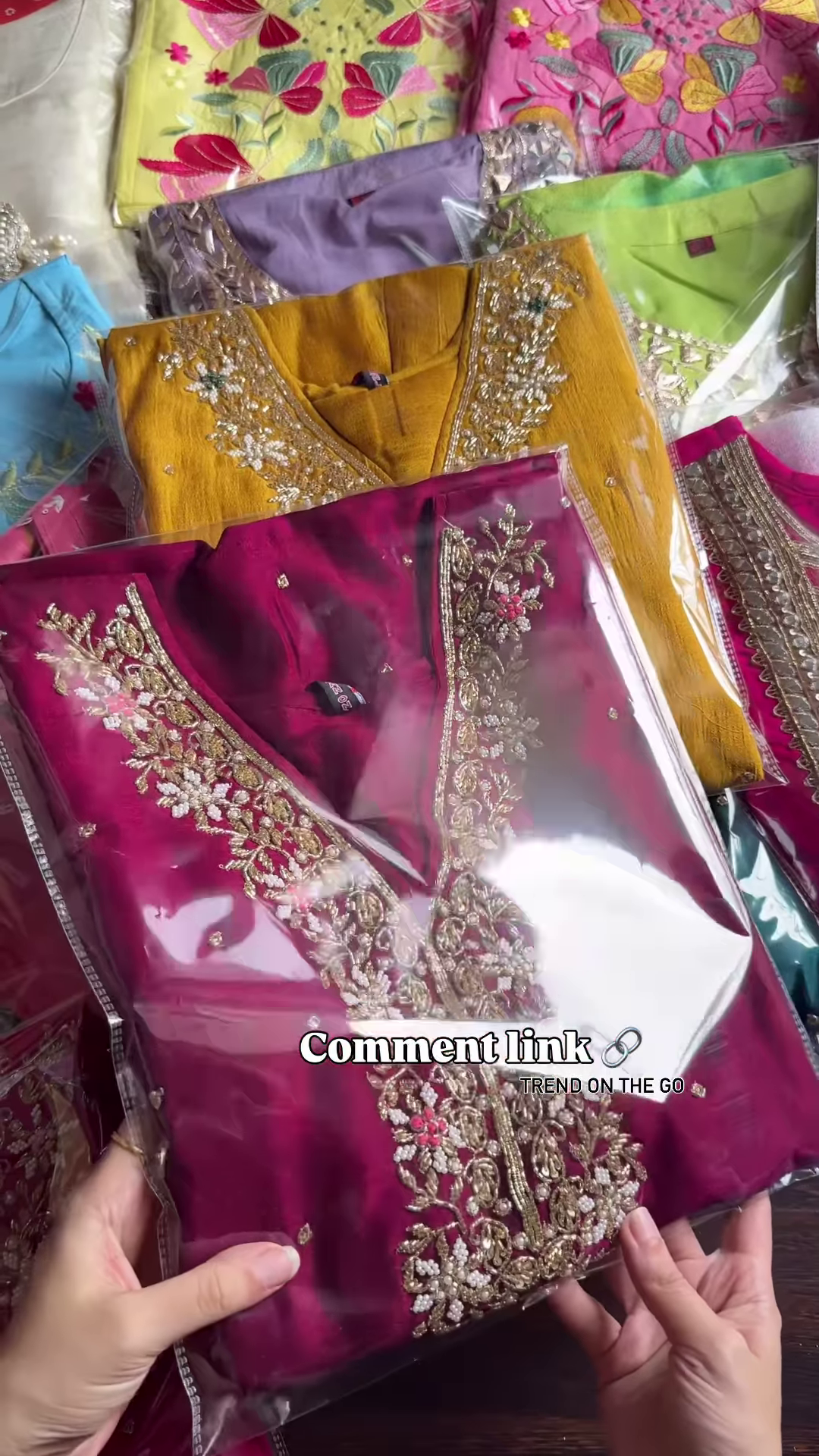 Luxury Silk Handwork Suit – Rich Festive Elegance 💚 - Image 3