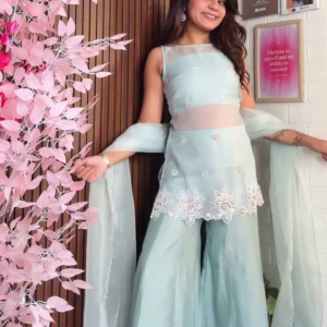 Mint Green Palazzo Set