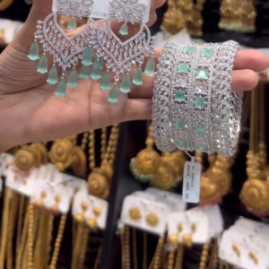 Mint Stone Jewelry Set