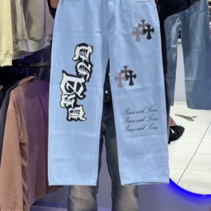 Light Blue Graphic Denim