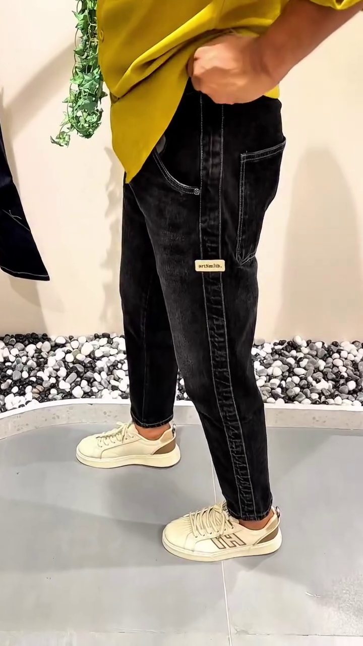 Black Slim Fit Denim - Image 4