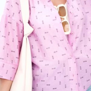 Stylish Pink Casual Shirt with Minimal Print