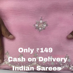 Elegant Pink Designer Saree – Premium Look at Budget Price