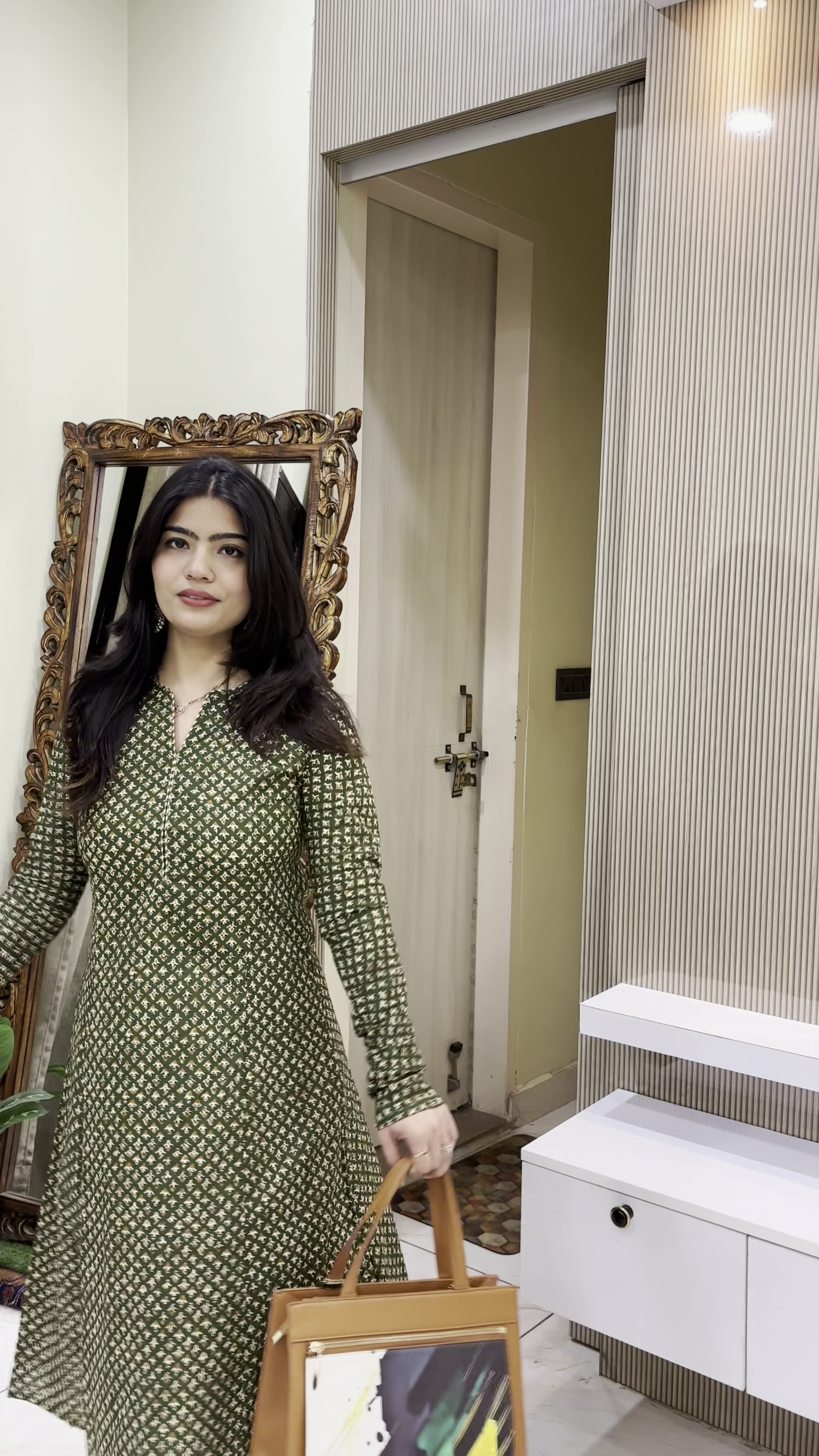 🖤 Classic Elegance – Black Kurta with Printed Dupatta - Image 3