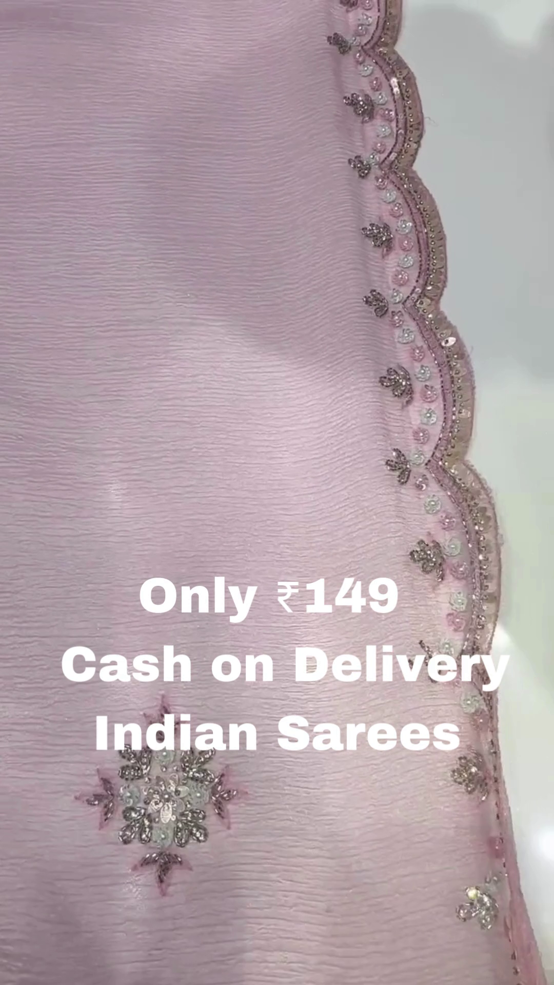 Elegant Pink Designer Saree - Image 2