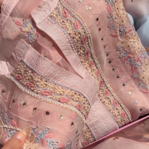 Chikankari Embroidered Kurta Set – Soft Pastel Luxury Look