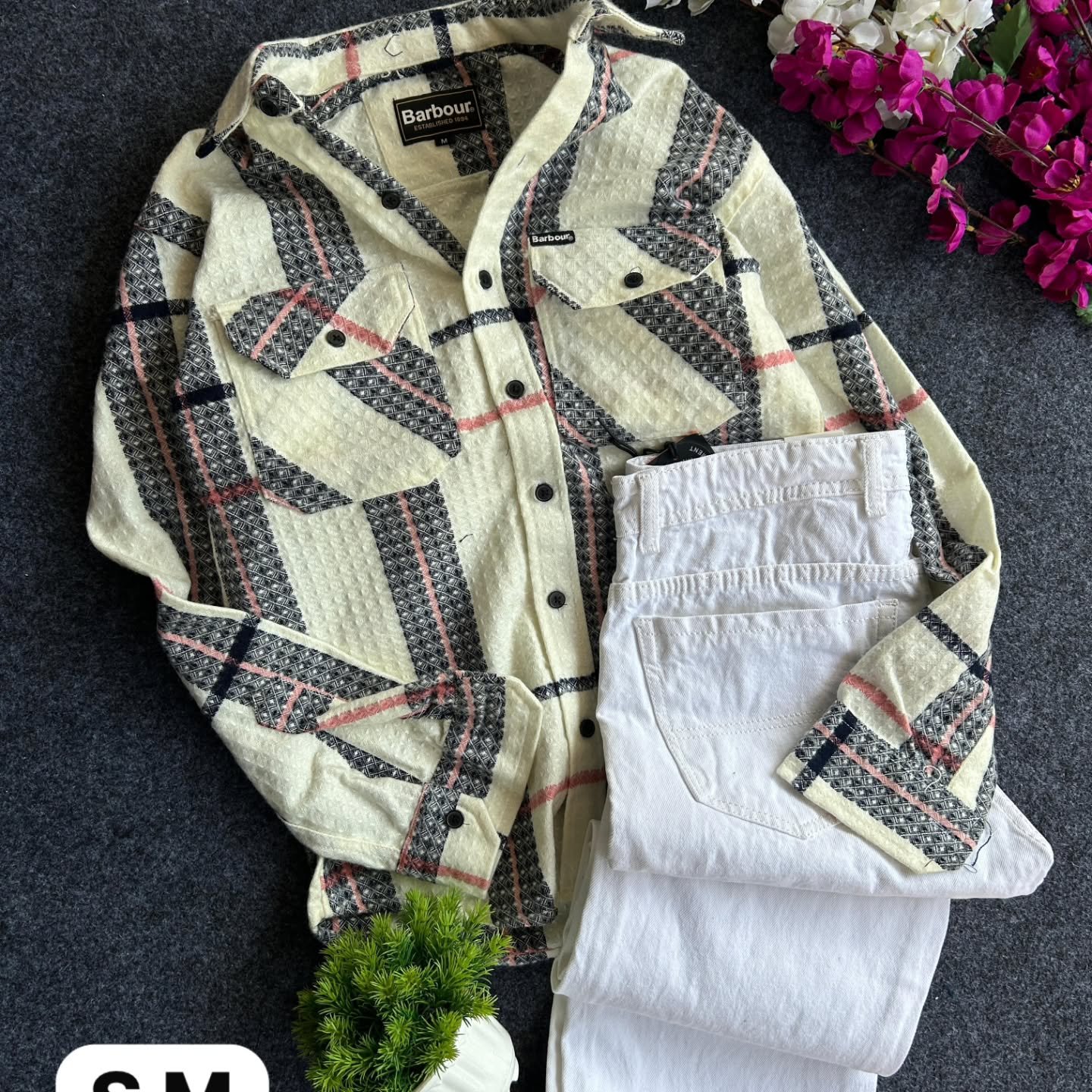 Men’s Checkered Cotton Casual Shirt - Image 4